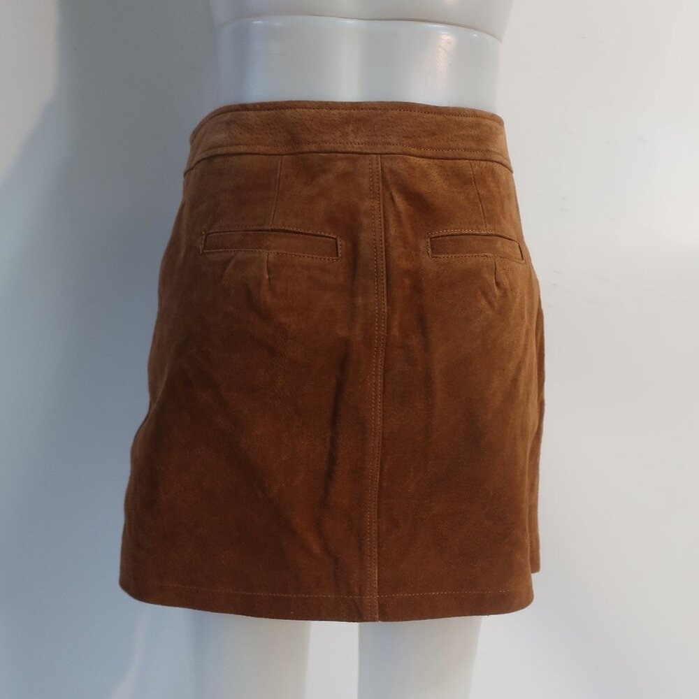 Womens BlankNYC Brown (Item- 61) Suede Mini Skirt 30 - Picture 6 of 9